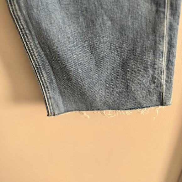 Frank & Eileen Monaghan Mom Jeans Light Blue Cropped Straight Leg Womens size 31 - Picture 4 of 8